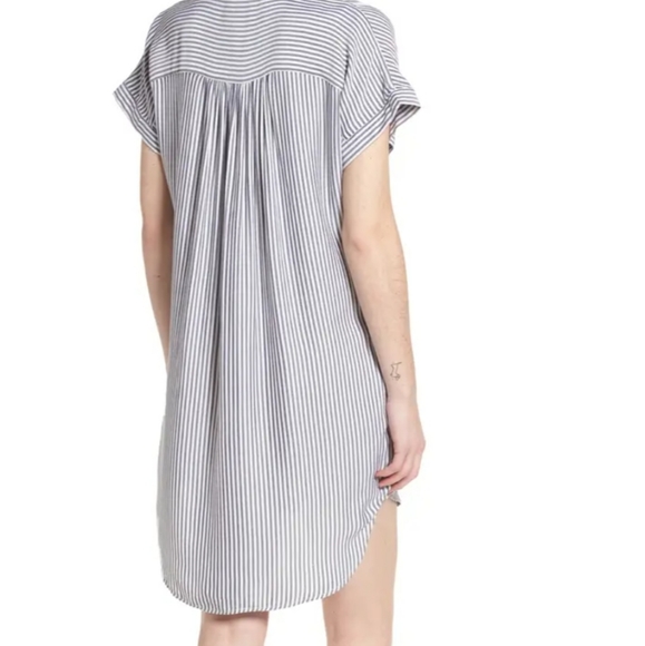 Thread & Supply Skipper Stripped Shirt Dress - Picture 2 of 4